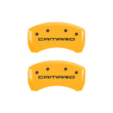 MGP 4 Caliper Covers Engraved Front Camaro Rear Gen 4/Ss Yellow Finish Black Char 1998 Chevy Camaro