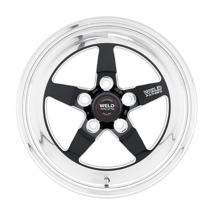 Weld S71 15x7.33 / 5x5 BP / 3.5in. BS Black Wheel (Low Pad) - Non-Beadlock