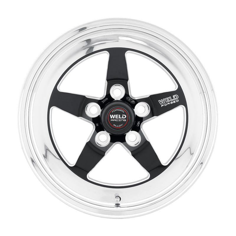 Weld S71 15x5.33 / 5x4.5 BP / 2.5in. BS Black Wheel (Low Pad) - Non-Beadlock