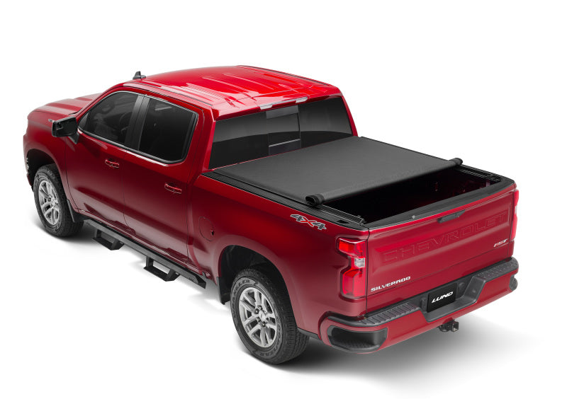 Lund 99-07 Chevy Silverado 1500 (6.5ft. Bed) Genesis Elite Roll Up Tonneau Cover - Black