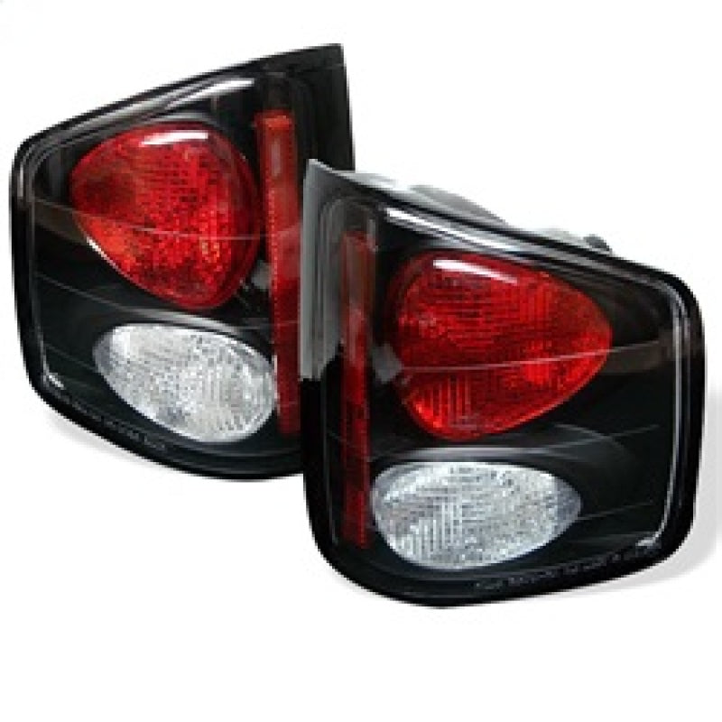 Spyder Chevy S10 94-04/GMC Sonoma 94-04/Isuzu Hombre 96-00 Euro Tail Lights Blk ALT-YD-CS1094-BK