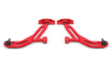 BMR Suspension 05-14 Ford Mustang Lower A-Arms - Red - Non-Adjustable BMR Suspension
