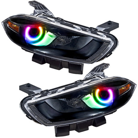 Oracle 13-16 Dodge Dart SMD HL - Black - Halogen - ColorSHIFT w/ 2.0 Controller