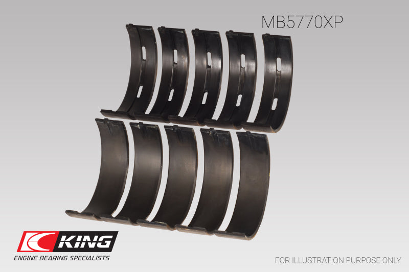 King Nissan VK45DD/E/ VK50VE/ Vk56DE/VD (Size 0.26) Main Bearing Set