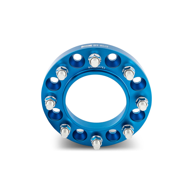 Mishimoto Borne Off-Road Wheel Spacers 8X165.1 121.3 32 M14 Blu