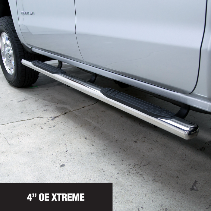 Go Rhino 4in OE Xtreme SideSteps - Stainless Steel - 87in