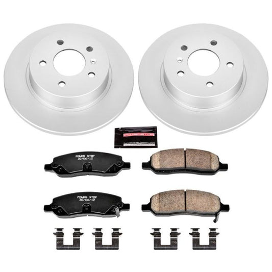 Power Stop 06-11 Buick Lucerne Rear Z17 Evolution Geomet Coated Brake Kit