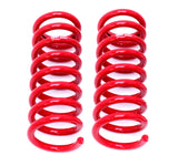 BMR 64-72 A-Body Front Lowering Springs - Red BMR Suspension