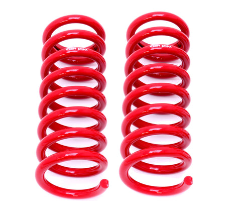 BMR 64-72 A-Body Front Lowering Springs - Red BMR Suspension