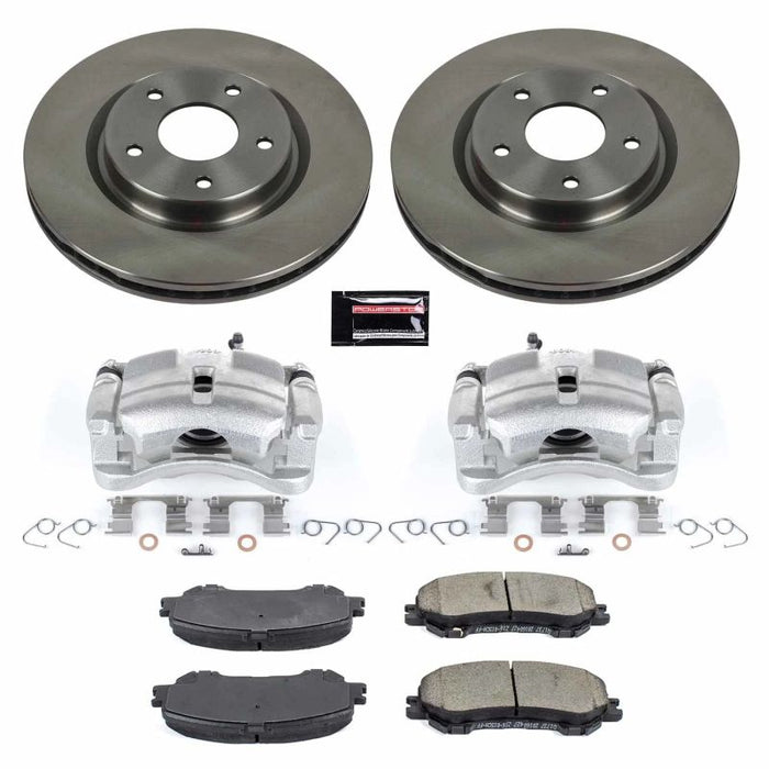 Power Stop 14-19 Nissan Rogue Front Autospecialty Brake Kit w/Calipers