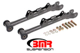 BMR 10-15 5th Gen Camaro Chrome Moly Non-Adj. Rear Lower Control Arms (Delrin) - Black Hammertone BMR Suspension