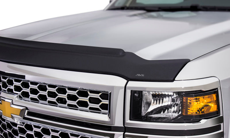 AVS 15-18 Chevy Silverado 2500 Aeroskin II Textured Low Profile Hood Shield - Black