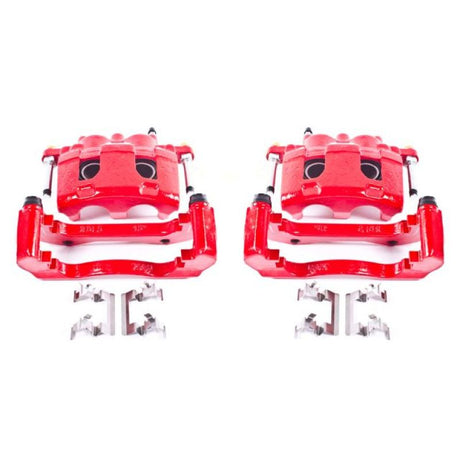 Power Stop 06-11 Buick Lucerne Front Red Calipers w/Brackets - Pair