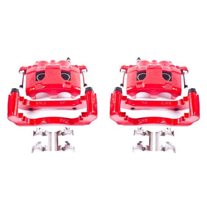 Power Stop 06-11 Buick Lucerne Front Red Calipers w/Brackets - Pair