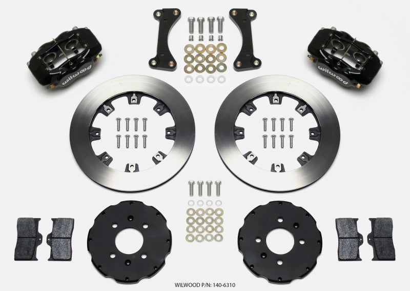 Wilwood Forged Dynalite Front Hat Kit 12.19in 90-99 Civic w/240 mm Disc