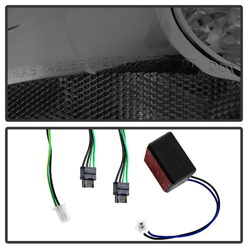 xTune Chevy Suburban/GMC Yukon/Yukon Denali 07-14 LED Tail Lights Smoked ALT-JH-CSUB07-LED-G2-SM