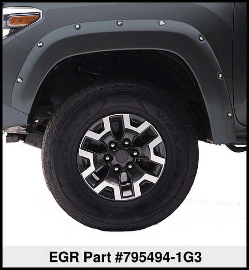 EGR 14+ Toyota Tundra Bolt-On Look Color Match Fender Flares - Set - MagneticGray