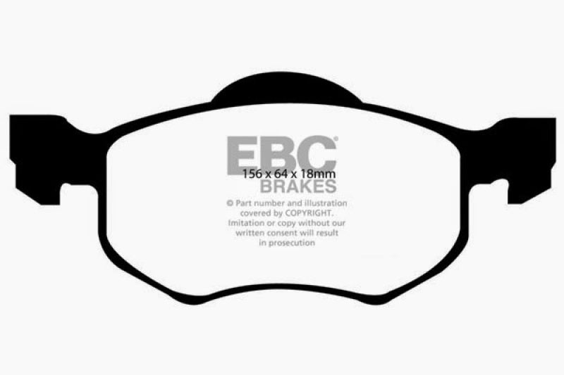 EBC 00-04 Ford Escape 2.0 Yellowstuff Front Brake Pads