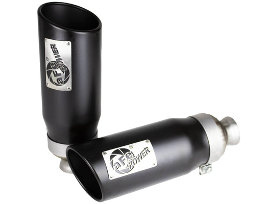 aFe MACH Force-XP 4-1/2in Steel OE Replacement Exhaust Tips - 2021+ Dodge Ram (5.7L V8) - Black