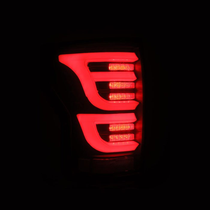 AlphaRex 07-13 Toyota Tundra LUXX-Series LED Tail Lights Black