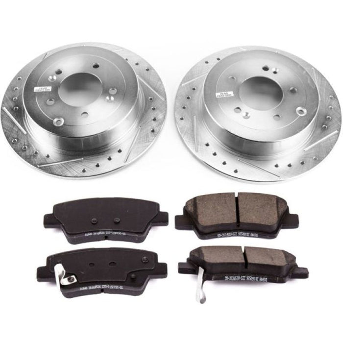 Power Stop 16-18 Hyundai Tucson Rear Z23 Evolution Sport Brake Kit