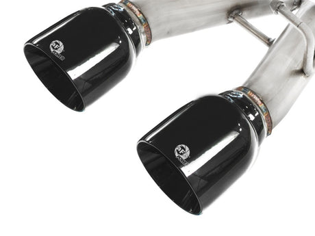 aFe MACHForce XP Exhaust 304SS Cat-Back w/ Black Tips 2008 VW Golf R32 V5 3.2L