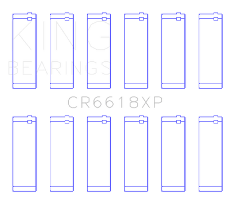 King Engine Bearings Chevrolet 200/229ci XP Series Connecting Rod Bearing Set