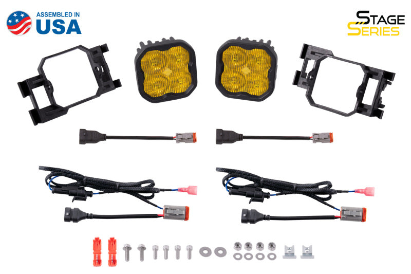 Diode Dynamics SS3 Max Type X Kit ABL - Yellow SAE Fog