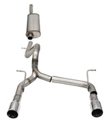 Corsa 2018-2025 Jeep Wrangler JLU 3.6L 2.75in Sport Cat-Back Exhaust w/ 4in Tips