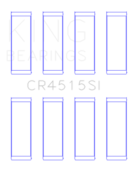 King Engine Bearings Ford/Mazda 2.0L Duratec (Size +0.25) Silicon Bi-Metal Aluminum Rod Bearing Set