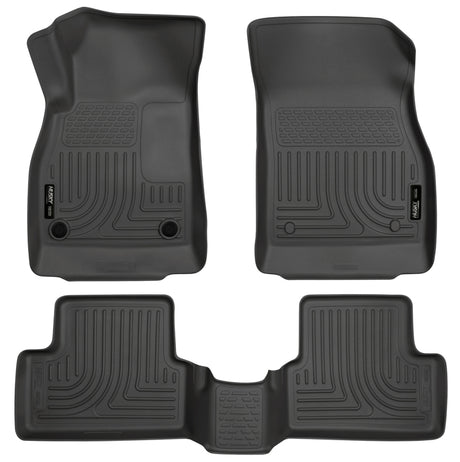 Husky Liners 11-12 Chevrolet Cruze WeatherBeater Combo Black Floor Liners