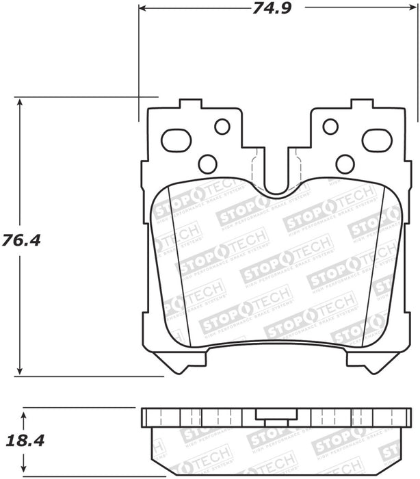 StopTech Street Brake Pads