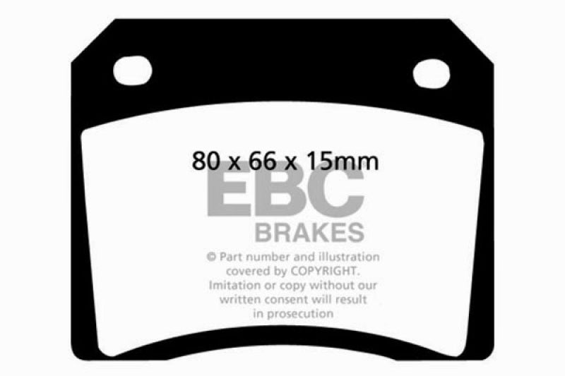 EBC 67-69 Fiat Dino 2 Ultimax2 Rear Brake Pads