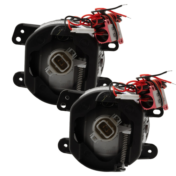 Oracle Lighting 10-15 Jeep Wrangler JK Pre-Assembled LED Halo Fog Lights -Pink