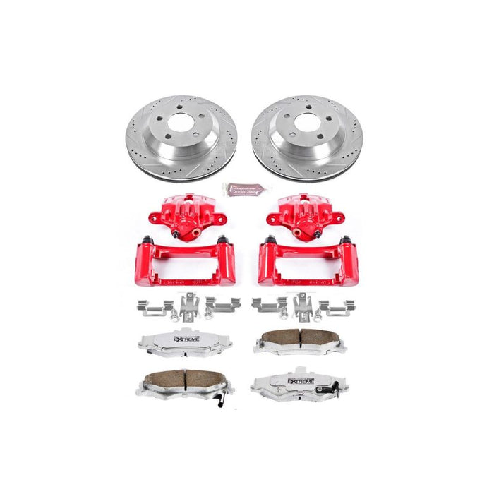 Power Stop 98-02 Chevrolet Camaro Rear Z26 Street Warrior Brake Kit w/Calipers