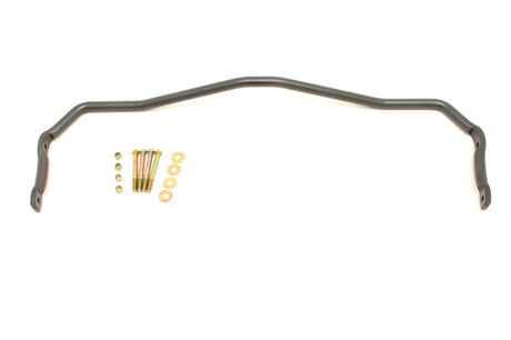 BMR 64-72 A-Body Rear Solid 1.0in Sway Bar Kit - Black Hammertone BMR Suspension