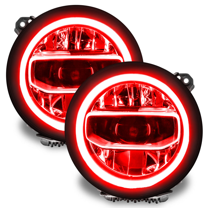 Oracle Jeep Wrangler JL/Gladiator JT RGB+W Headlight DRL Kit - ColorSHIFT w/o Cntrl