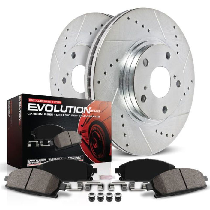 Power Stop 07-12 Hyundai Veracruz Front Z23 Evolution Sport Brake Kit