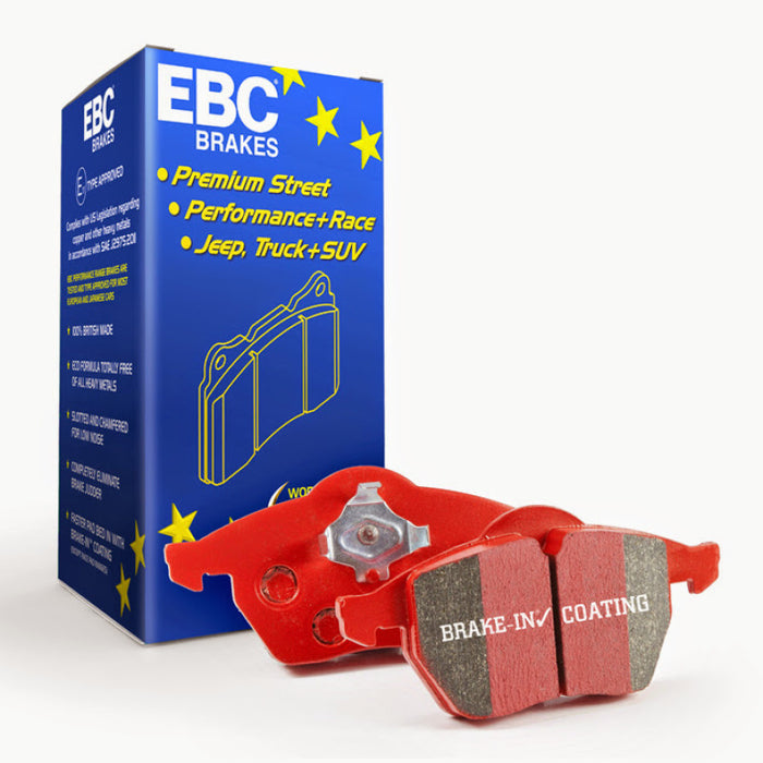 EBC 91-93 Volvo 740 2.3 (ABS) (Girling) Redstuff Rear Brake Pads