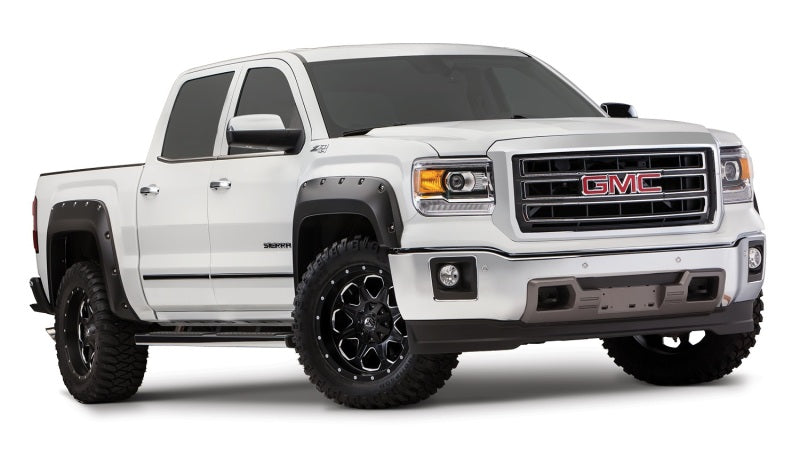 Bushwacker 16-18 GMC Sierra 1500 Pocket Style Flares 4pc - Black