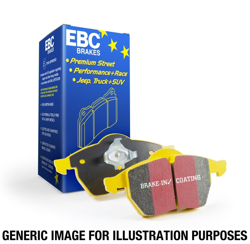 EBC 13+ Ford Fusion 1.6 Turbo Yellowstuff Front Brake Pads