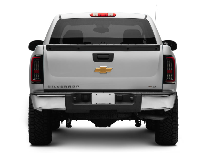 Raxiom 07-13 Chevy Silverado 1500 G2 LED Tail Lights- Black Housing (Clear Lens)