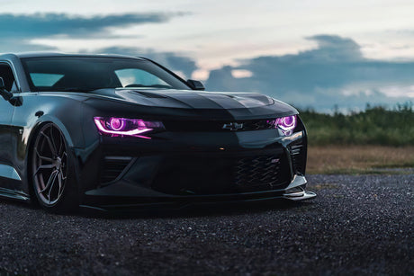 Oracle 16-18 Chevy Camaro RGB+W Headlight DRL Upgrade Kit - ColorSHIFT w/ BC1 Cntrl