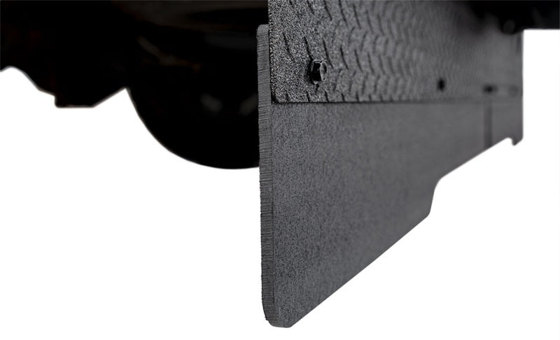 Access Rockstar 17-19 Chevy 2500/3500 (w/ Adj. Rubber) Black Urethane Finish Full Width Tow Flap