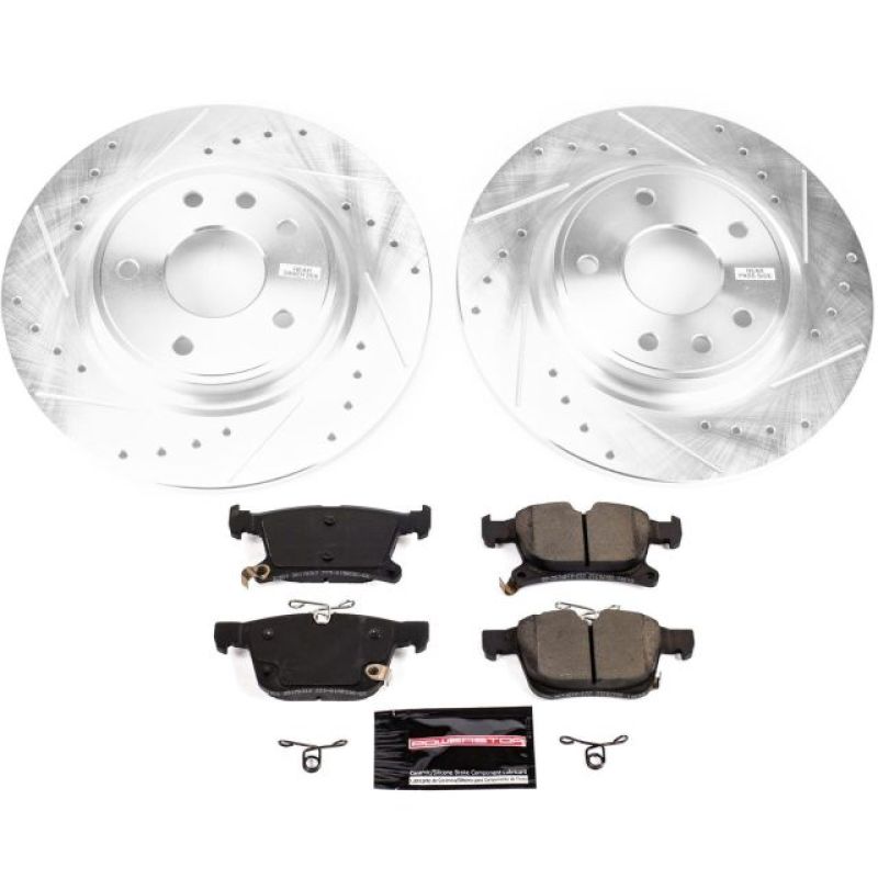 Power Stop 17-19 Chrysler Pacifica Rear Z23 Evolution Sport Brake Kit