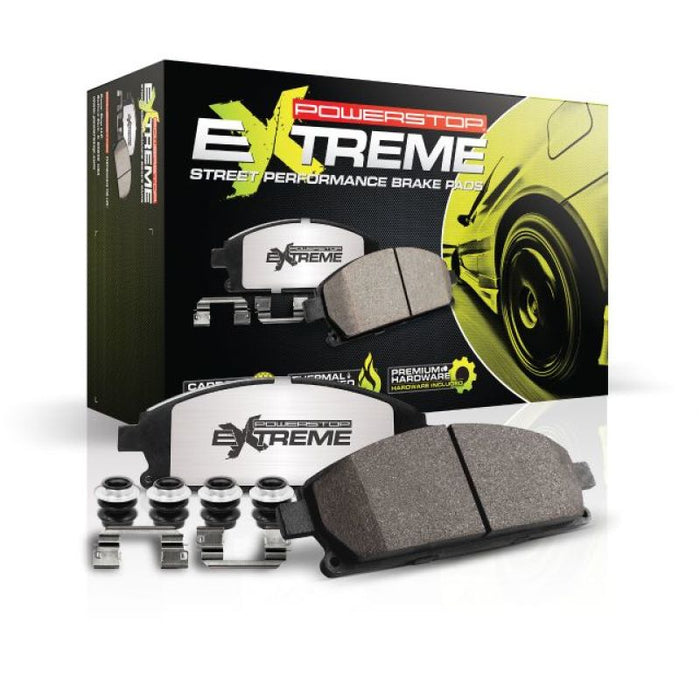 Power Stop 17-19 Genesis G80 Front Z26 Extreme Street Brake Pads w/Hardware