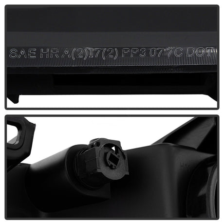xTune GMC Sierra 07-13 Crystal Headlights Black HD-JH-GSIE07-AM-BK