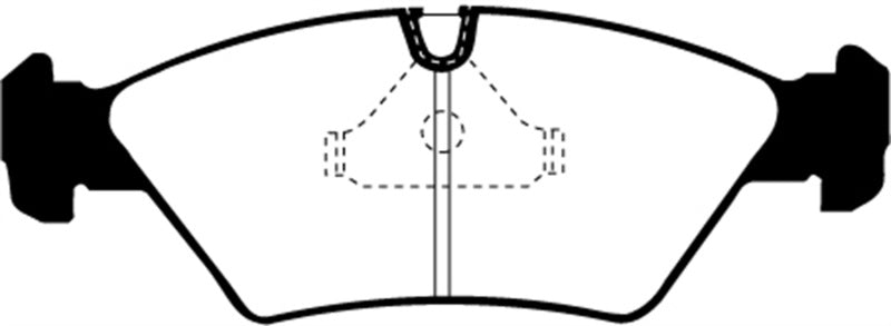 EBC 87-91 BMW M3 2.3 (E30) Yellowstuff Front Brake Pads