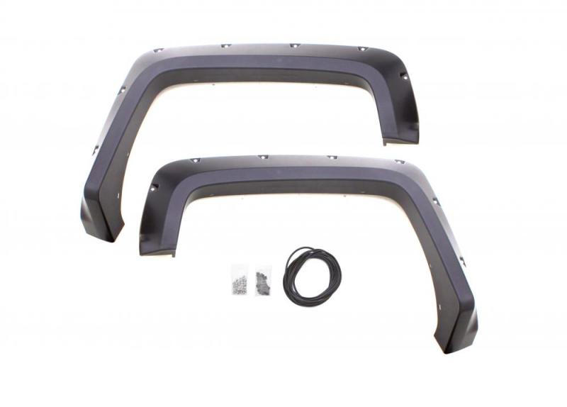 Lund 94-01 Dodge Ram 1500 RX-Rivet Style Smooth Elite Series Fender Flares - Black (2 Pc.)