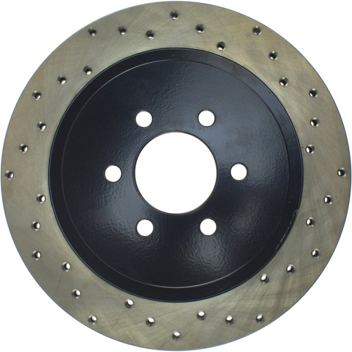 StopTech 92-02 Dodge Viper Drilled Rear Left Cryo Rotor